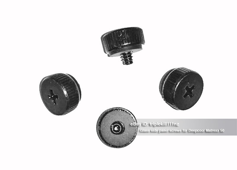 3rd party glass side panel screws for Deepcool Matrexx 50 side panel screws