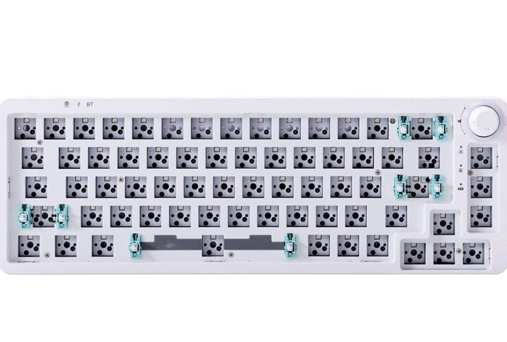 GK GAMAKAY LK67 65% RGB Modular DIY Mechanical Keyboard, 67 Keys Hot
