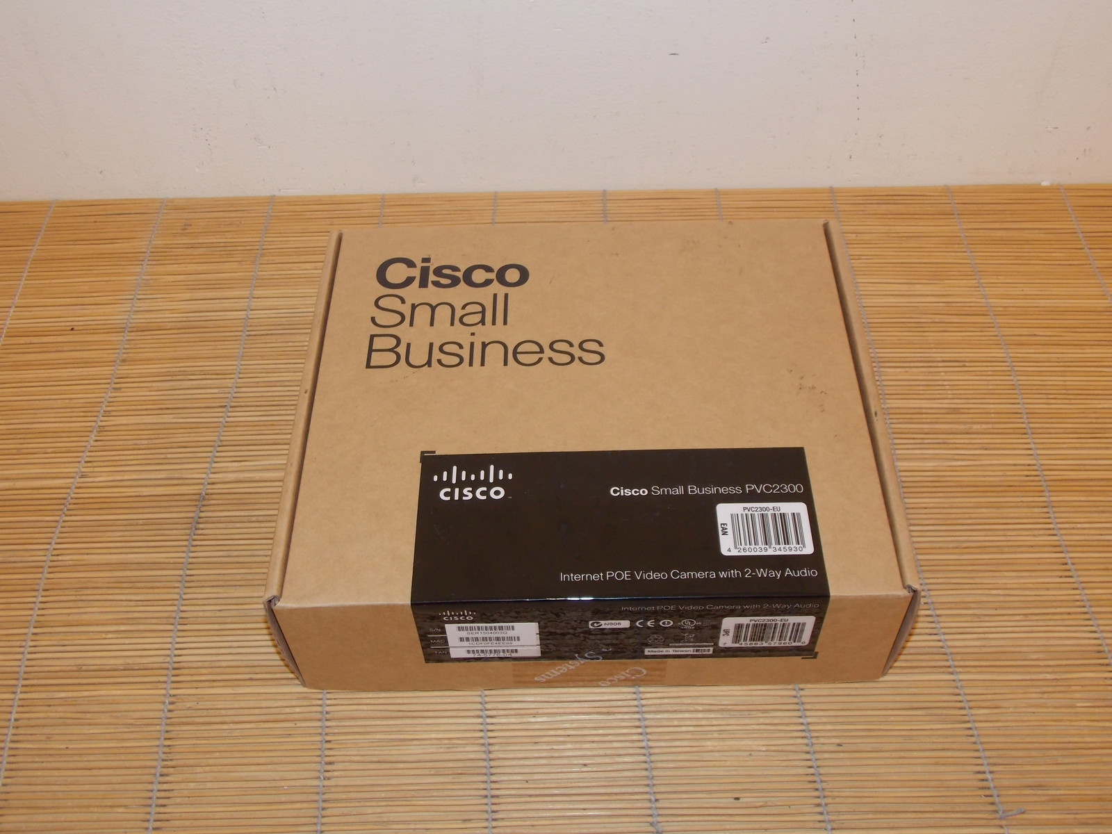 New Cisco PVC2300-EU Business Internet Video Camera: Audio/PoE NEW ORIGINAL BOX UNOPENED