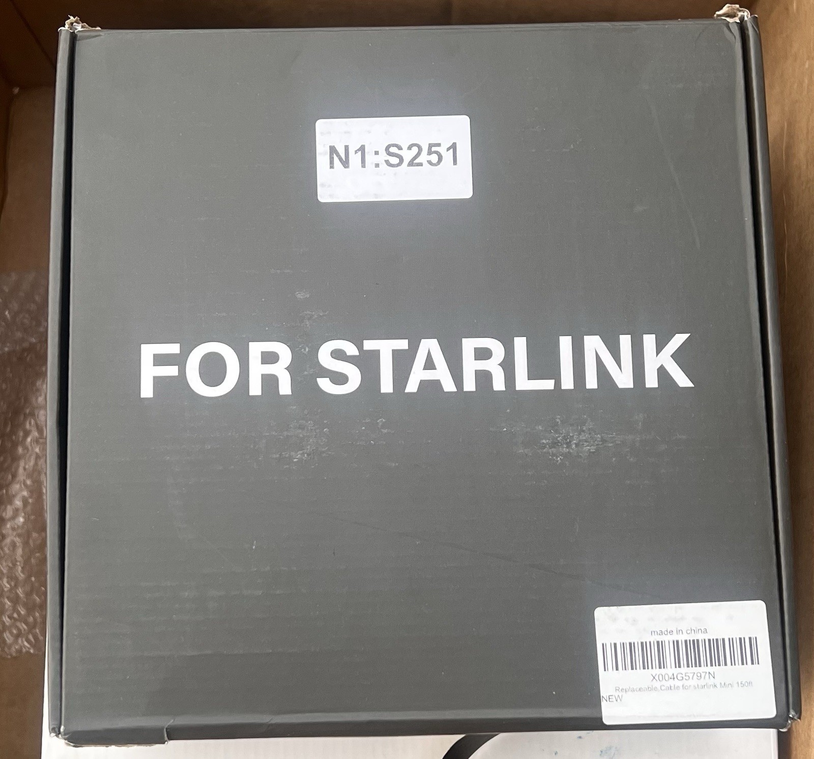 Starlink Mini DC Power Cable, Replacement Cable for Starlink Mini 150 Ft