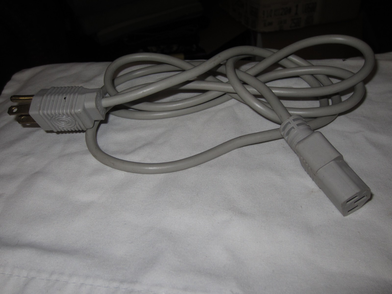 Generic Standard Computer Gray Power Cord / PC Power Cable
