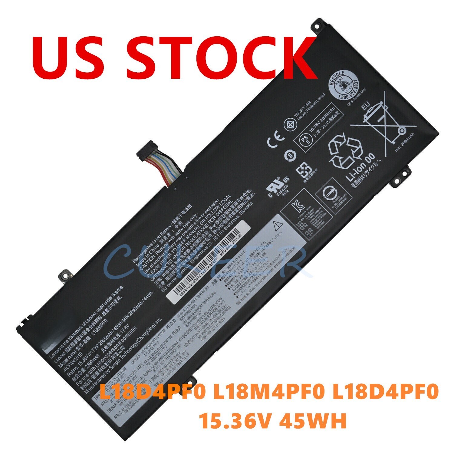 L18M4PF0 L18C4PF0 L18D4PF0 Battery ThinkBook 13s-IWL 13s-IML 14s-IWL 5B10S73499