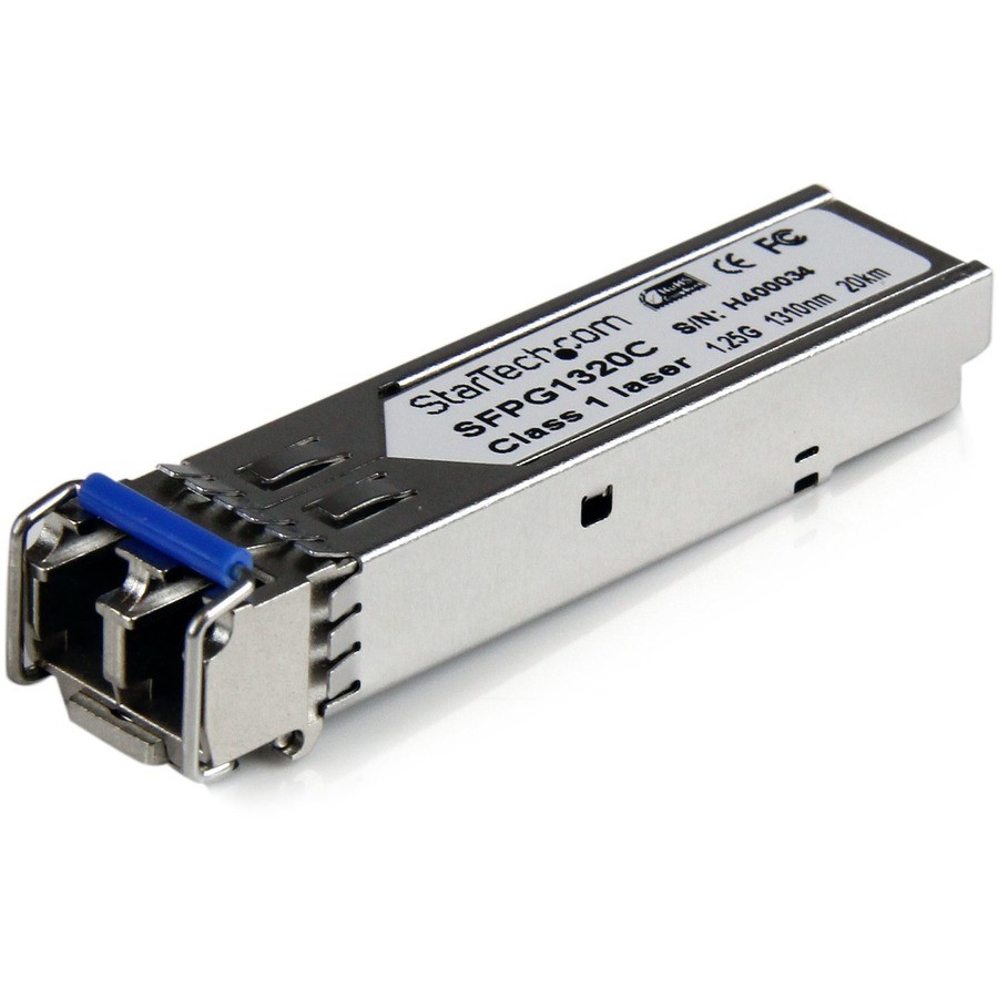 StarTech Cisco Compatible Gigabit Fiber SFP Transceiver Module SM LC w/ DDM