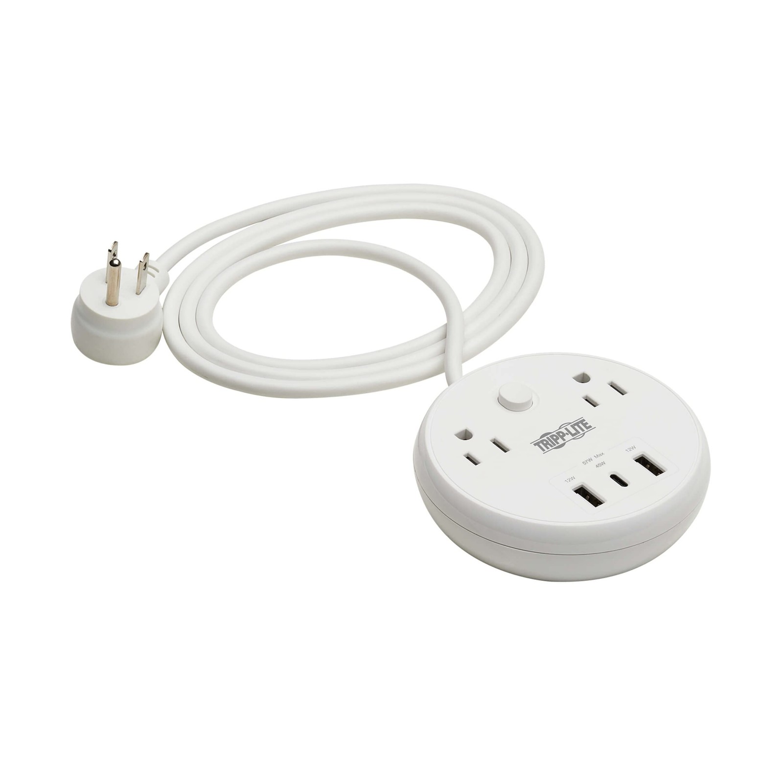 Tripp Lite Safe-It 57W Surge Protector 2 USB-A, 1 USB-C Port For Charging