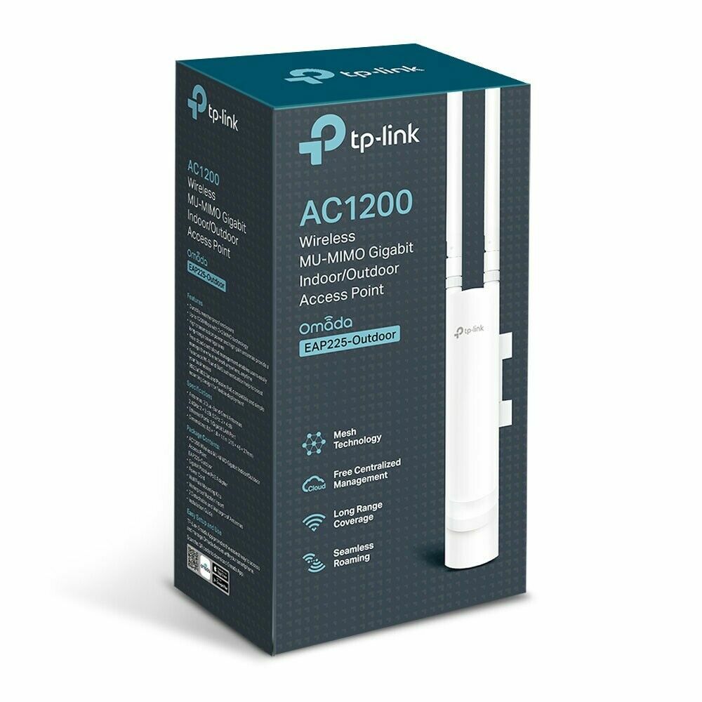 TP-Link EAP225-Outdoor | Omada AC1200 Wireless Gigabit Outdoor Access Point