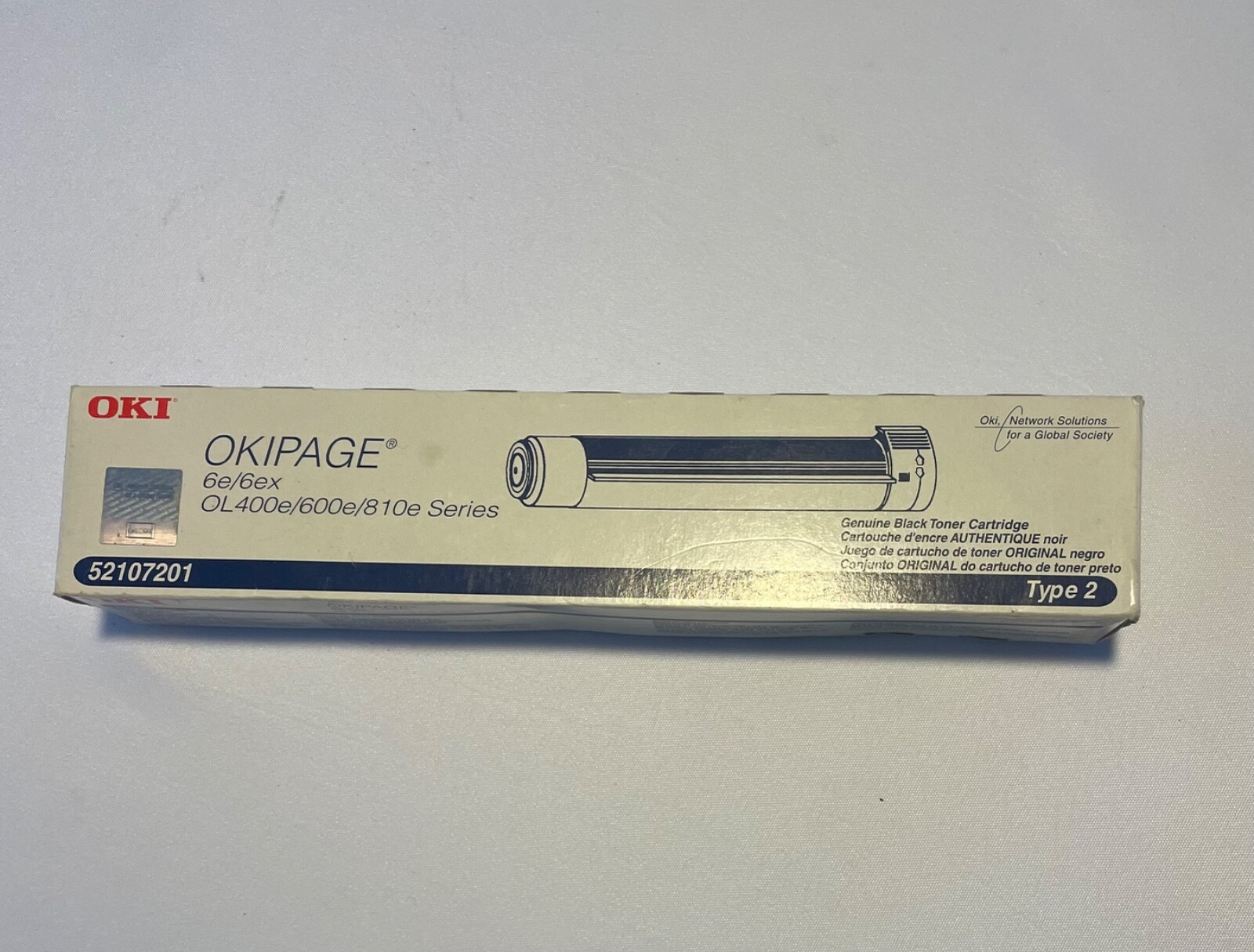 OKI OKIPAGE 6e/6ex OL440e/600e/810e Series Genuine Black Toner Cartridge Type 2