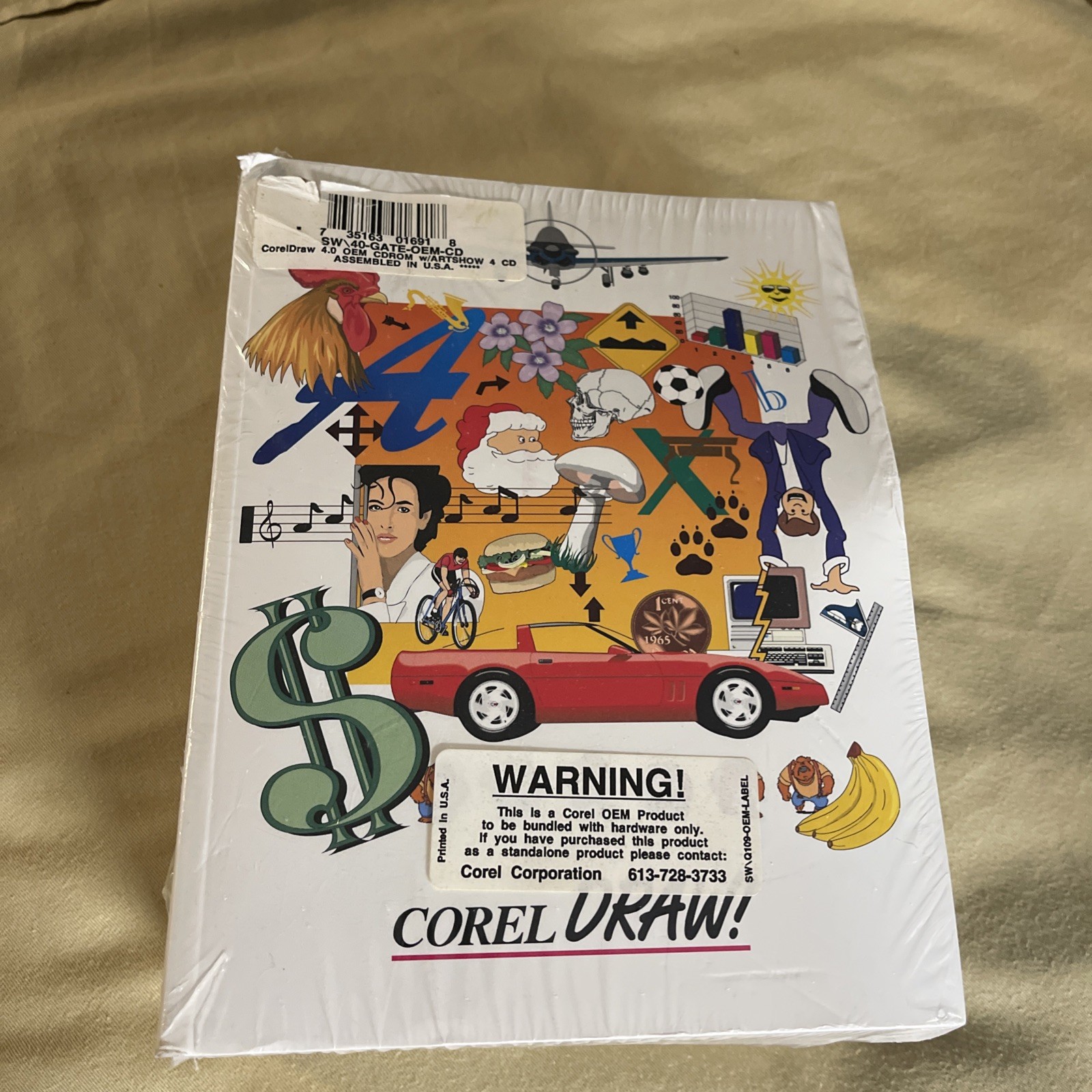 Corel Draw 4cd Booklet Set Sealed 