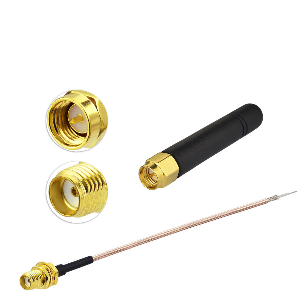 868MHz 900MHz 915MHz RFID ZigBee Omni Antenna 1.5dbi Aerial + RF SMA RG178 Cable