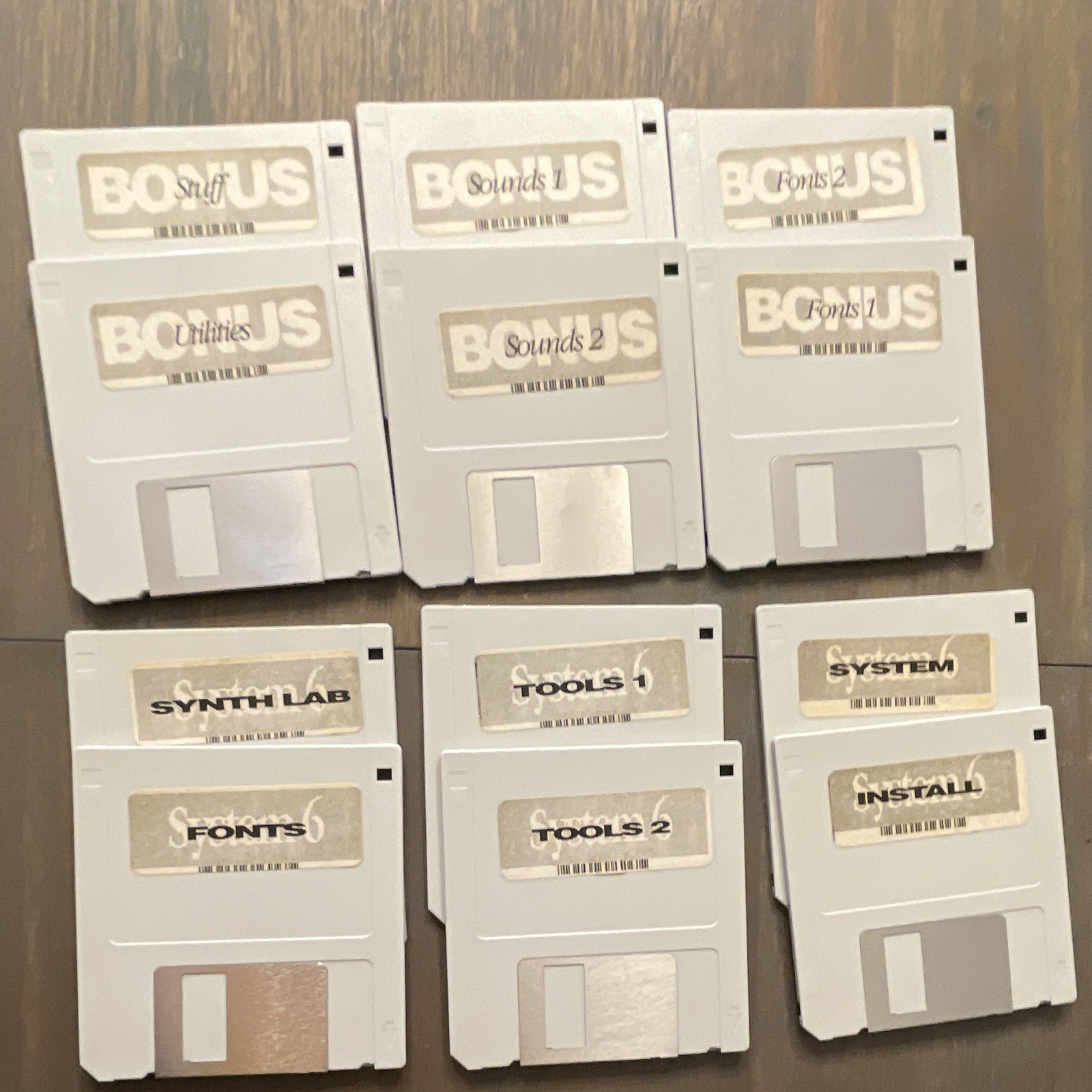 Vintage BONUS 3.5" floppy disk set