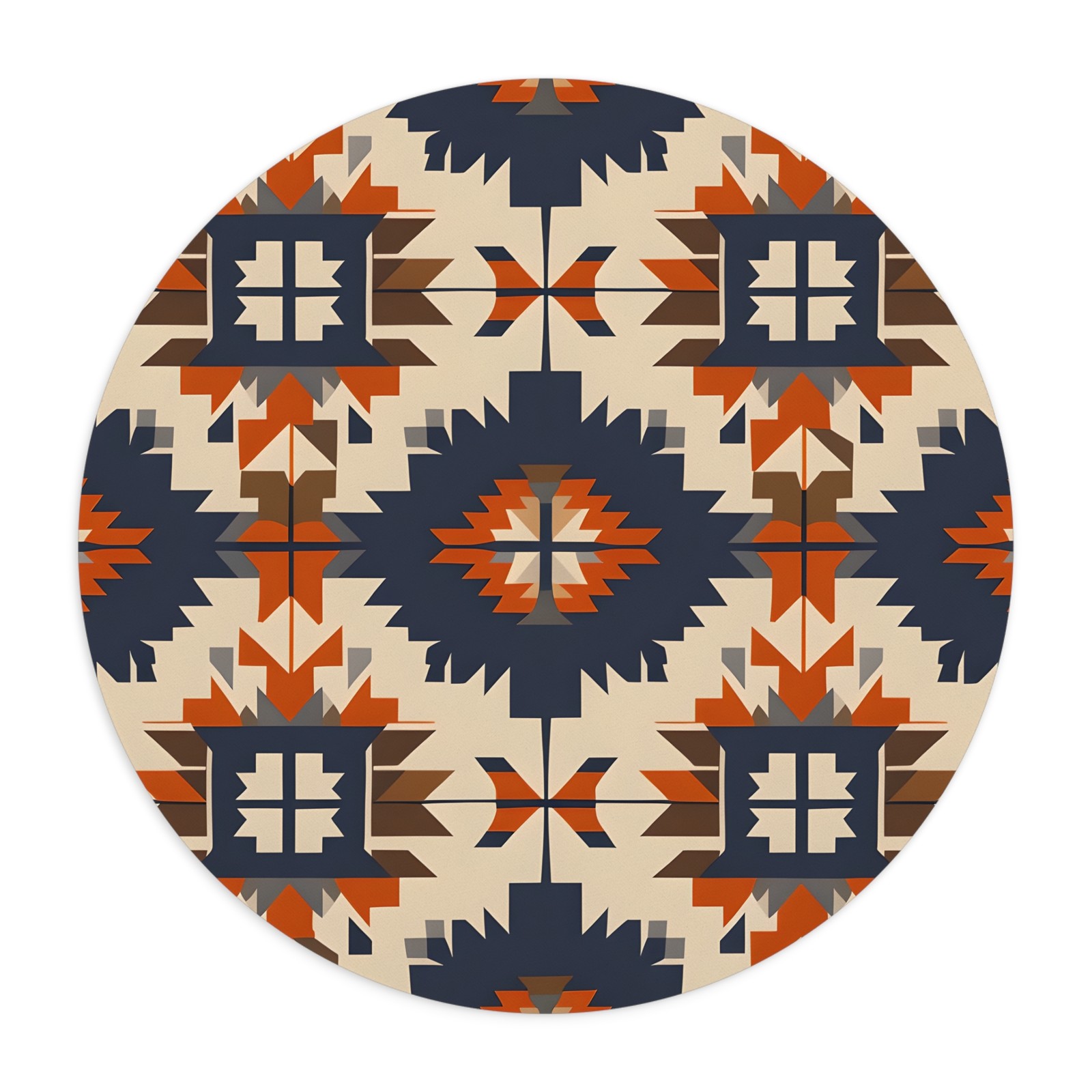 Southwestern Geometric Pattern Mouse Pad | Navajo Inspired Desk Mat
