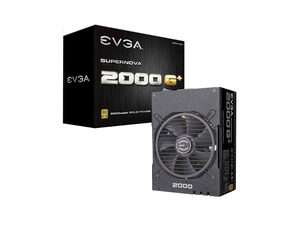 EVGA 2000G+ SUPERNOVA GOLD POWER 2000W SUPPLY (200V - 250V) GAMING / SERVER