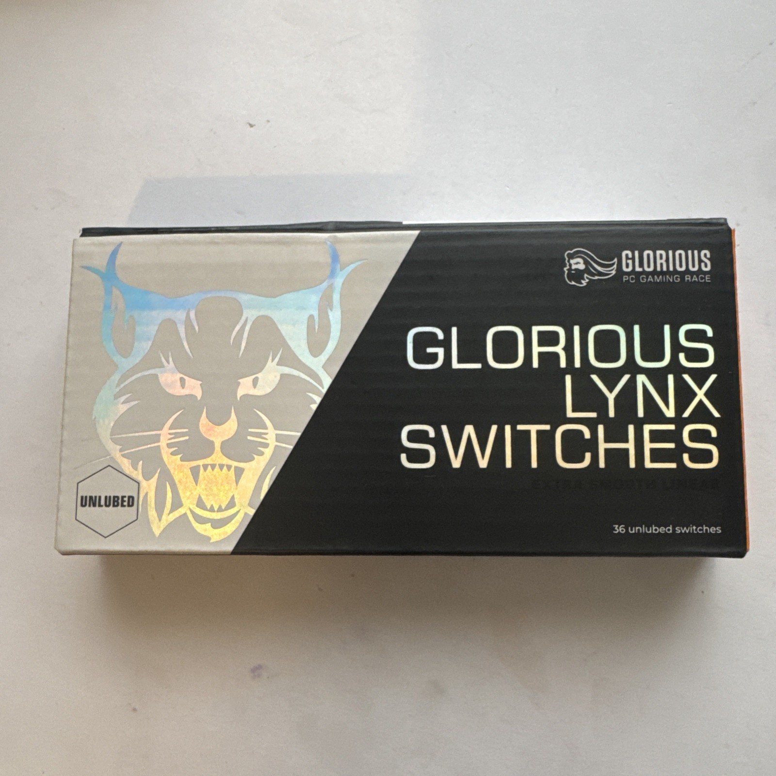 Glorious Lynx Linear Switches 36 Pack 5 Pin PCB Pre Lubed Keyboard