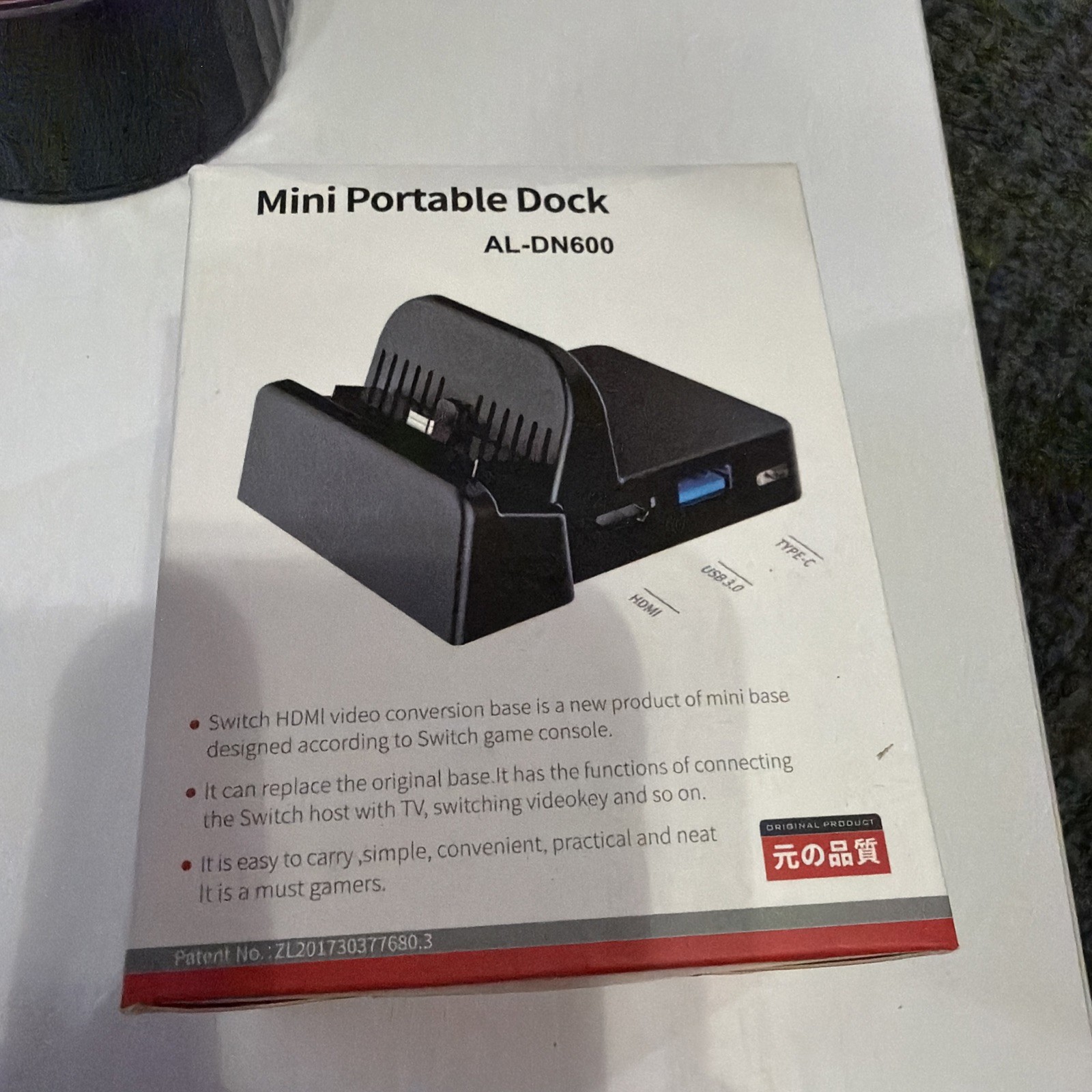 Mini Portable Dock Al-dn600 Switch Docking Station for Nintendo Switch. New