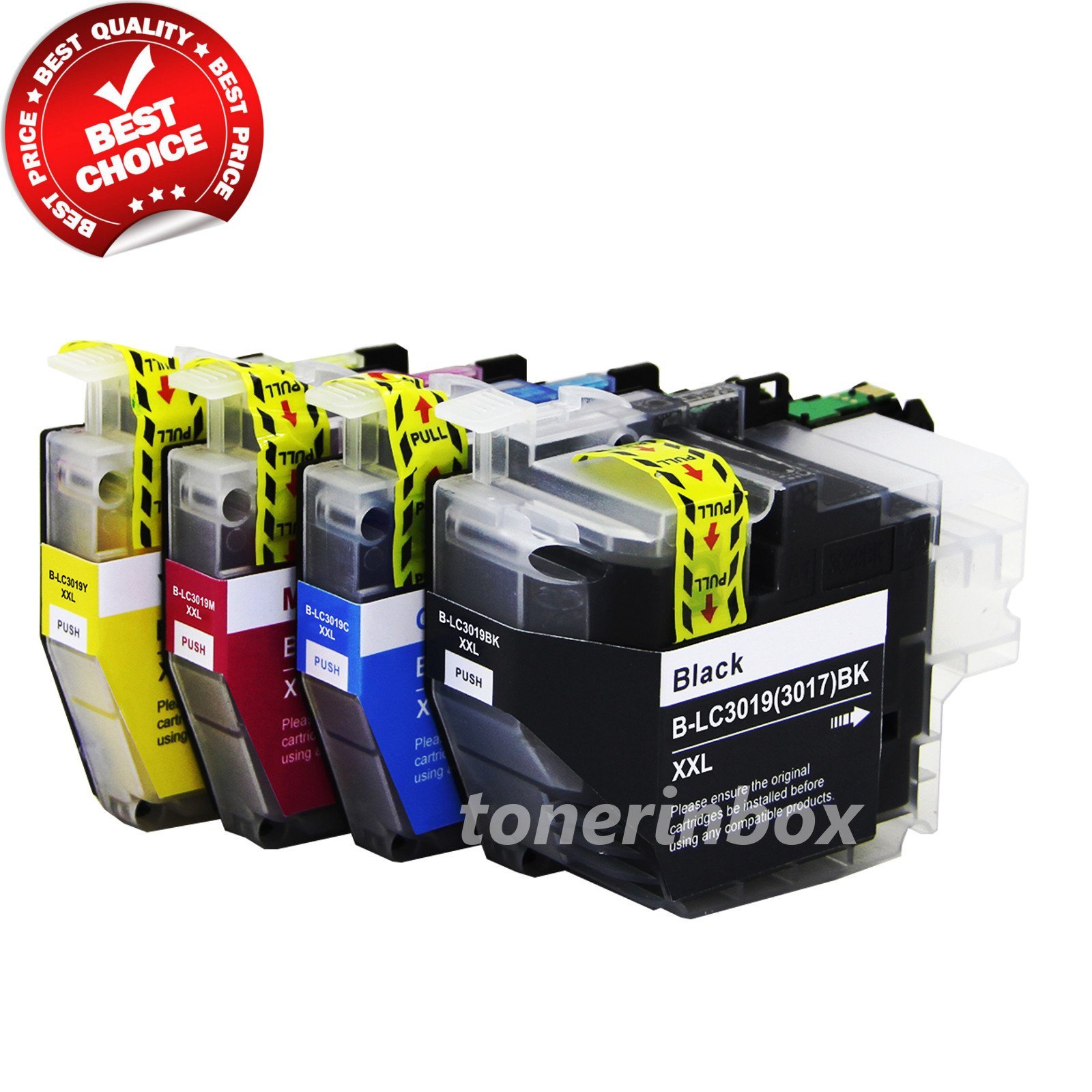4 pack LC3019 XXL Ink Cartridges for Bro. LC3017 MFC-J5330dw J6530dw J6930dw