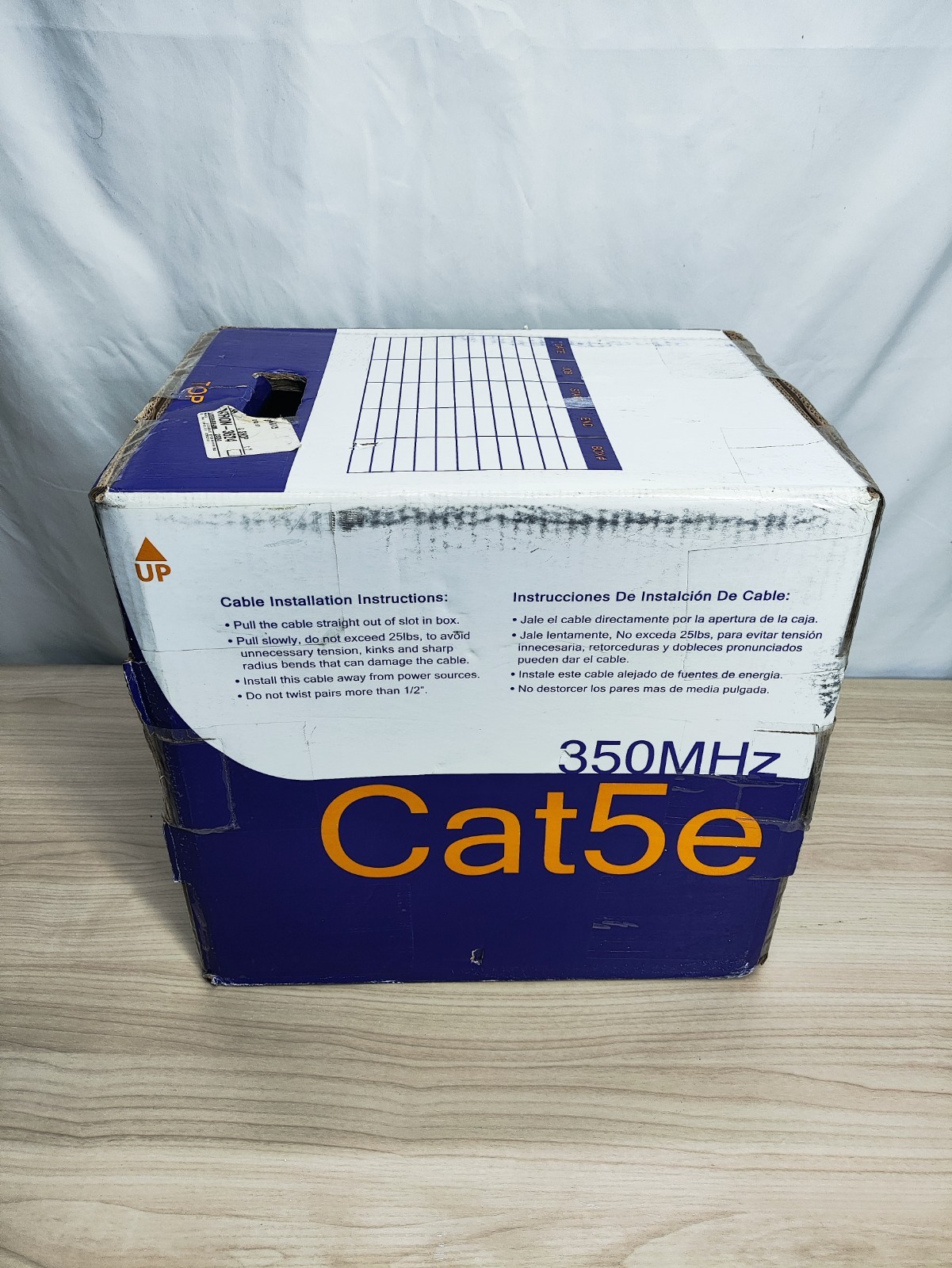 CAT5E 350MHz CMR Grey CMR