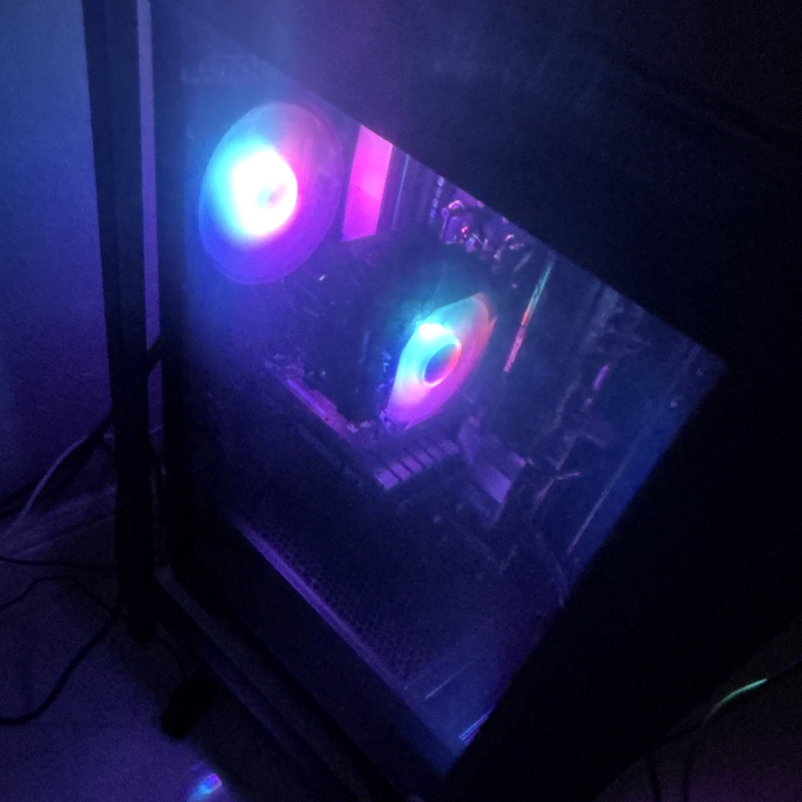 Custom/Whitebox Custom Gaming PC RGB Lighting Black Tower Desktop