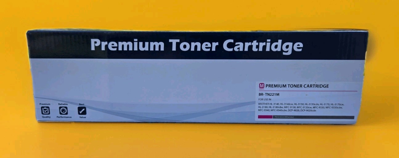 Premium Toner Cartridge, BR-TN221M, M MAGENTA
