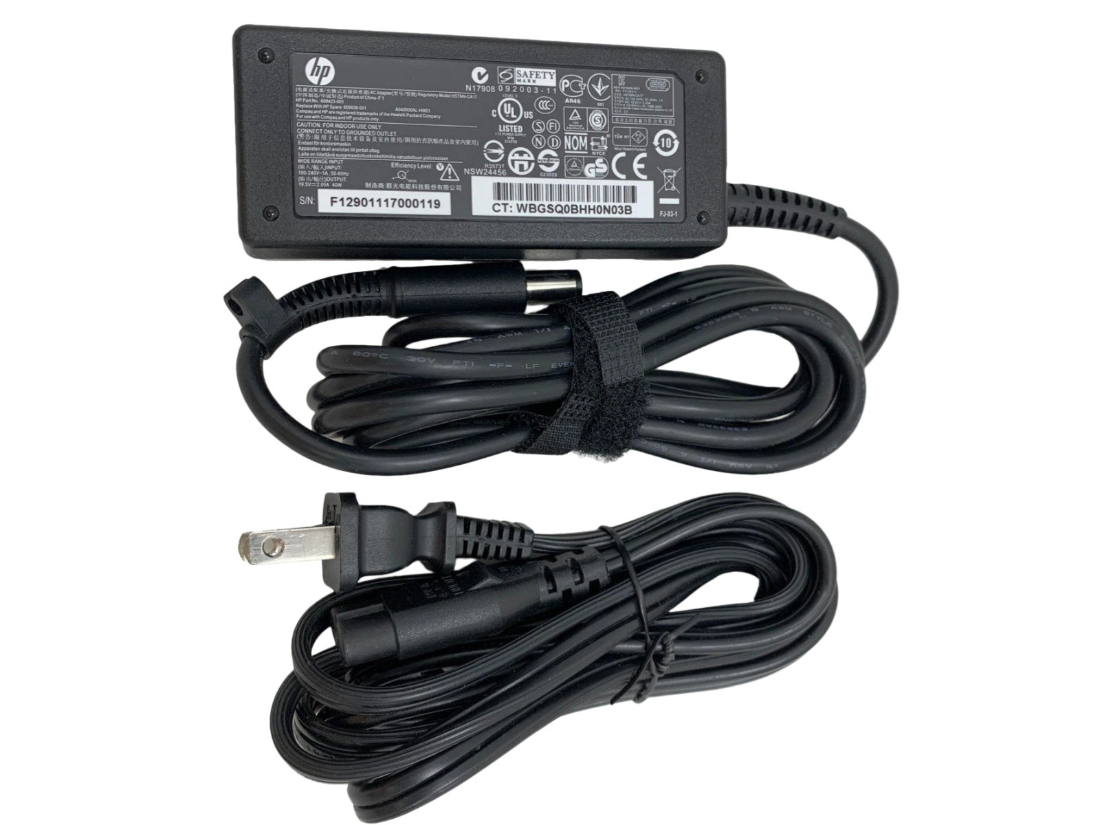 HP 693717-001 683509-001 40W AC Adapter HSTNN-CA17 HSTNN-DA17 Power Supply