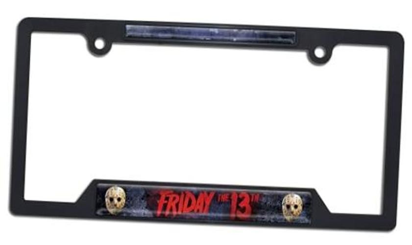 Jason Friday the 13th License Plate Friday the 13th Plastic (Open Corners)