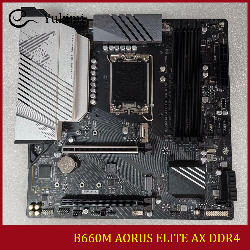 FOR GIGABYTE B660M AORUS ELITE AX DDR4 LGA1700 128GB Micro ATX Motherboard