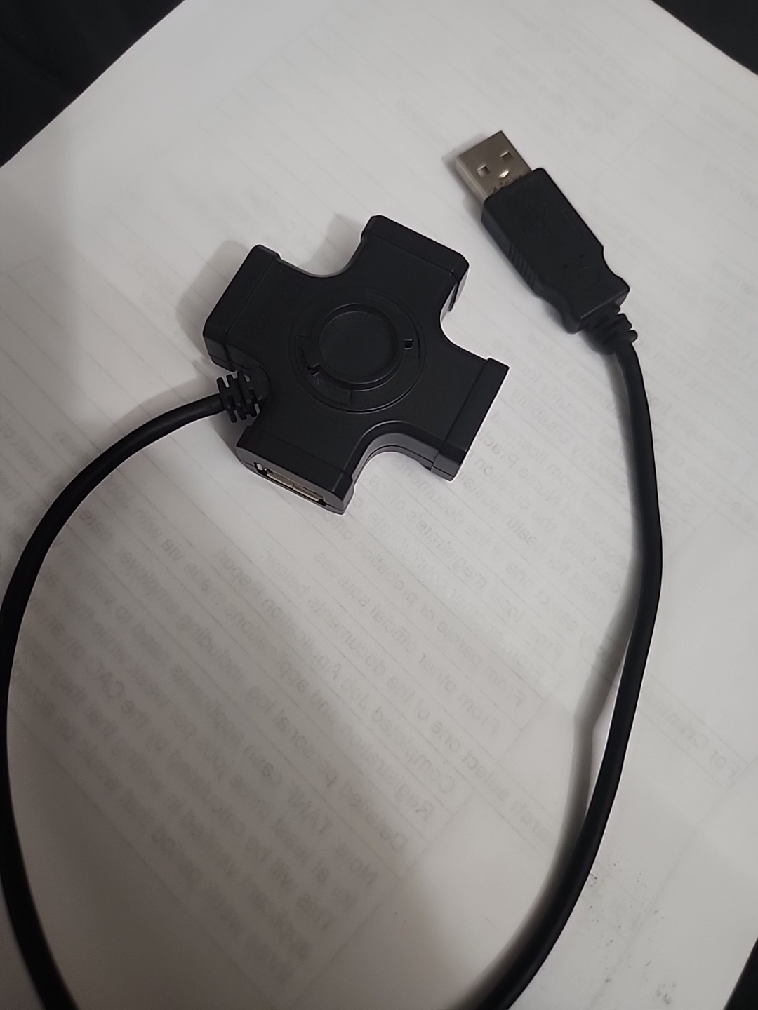 Gigaware USB Modular Stackable 4 Port Hub Adapter High-speed Data Transfer 💯 