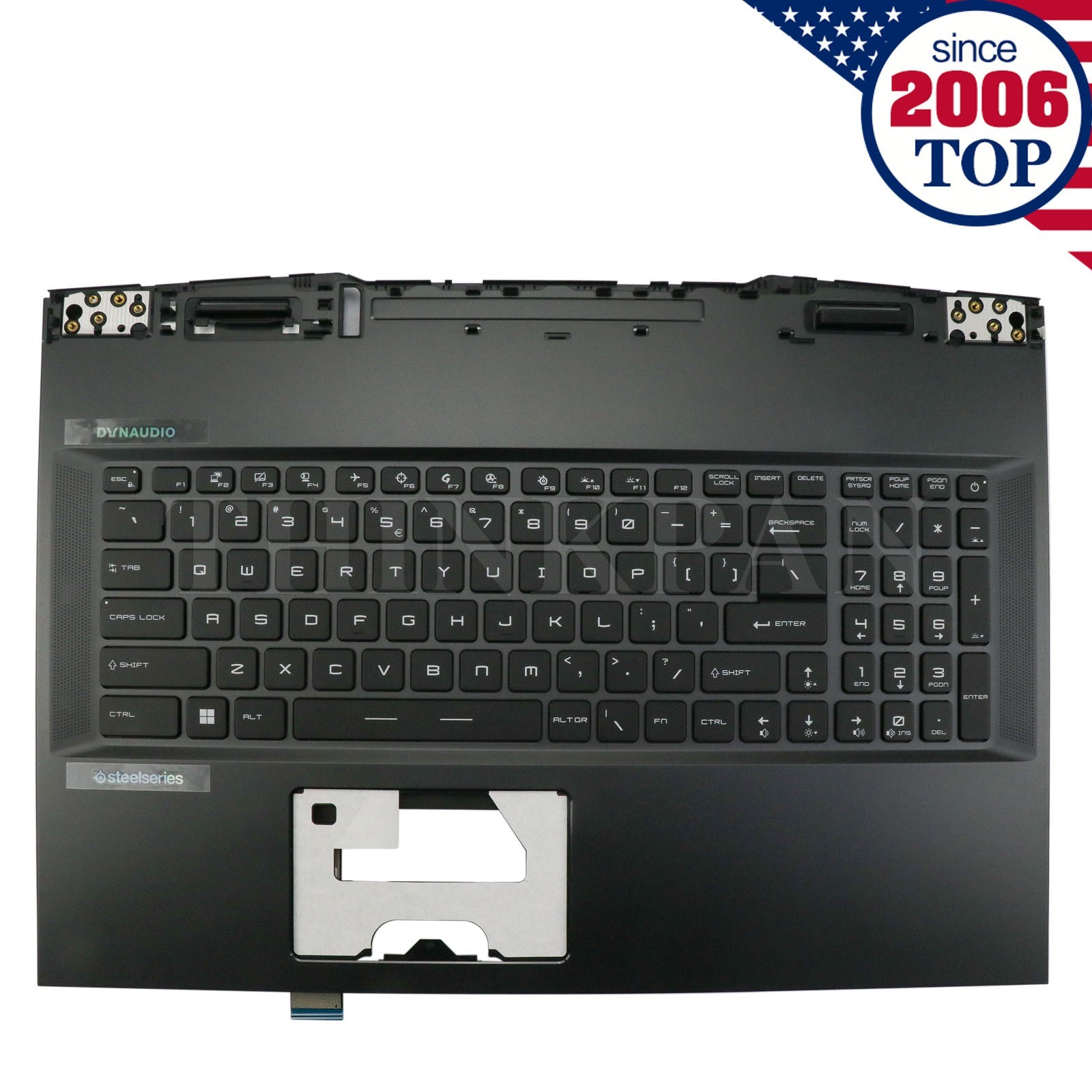 New For MSI GE76GP76 MS-17K1 MS-17K4 Palmrest W/Colorfull Backlit Keyboard Black