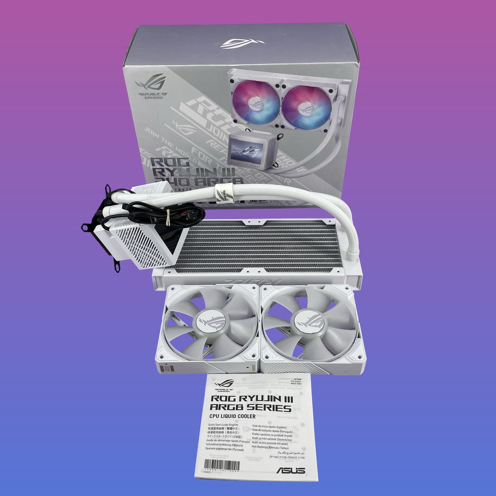 ASUS ROG Ryujin III 240 ARGB WHT All-in-one CPU Liquid Cooler 4-Pin #MP9362