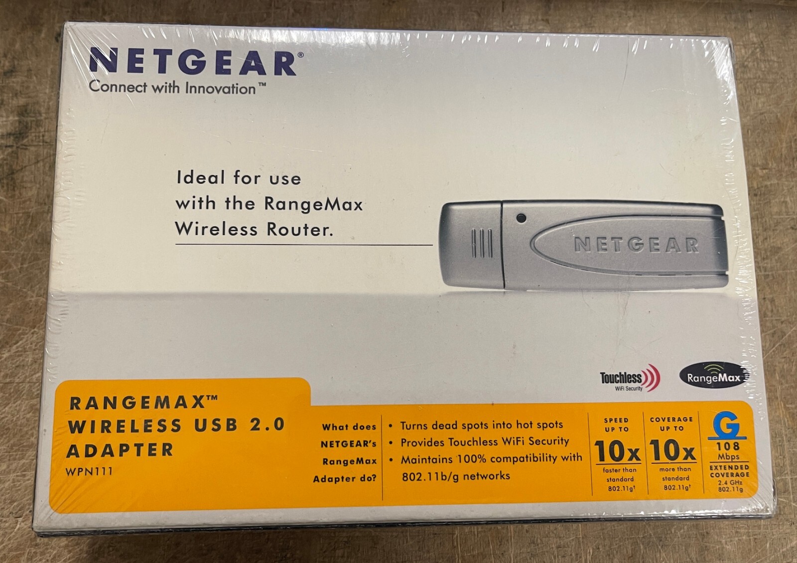 NETGEAR RANGEMAX WIRELESS USB 2.0 ADAPTER WPN111