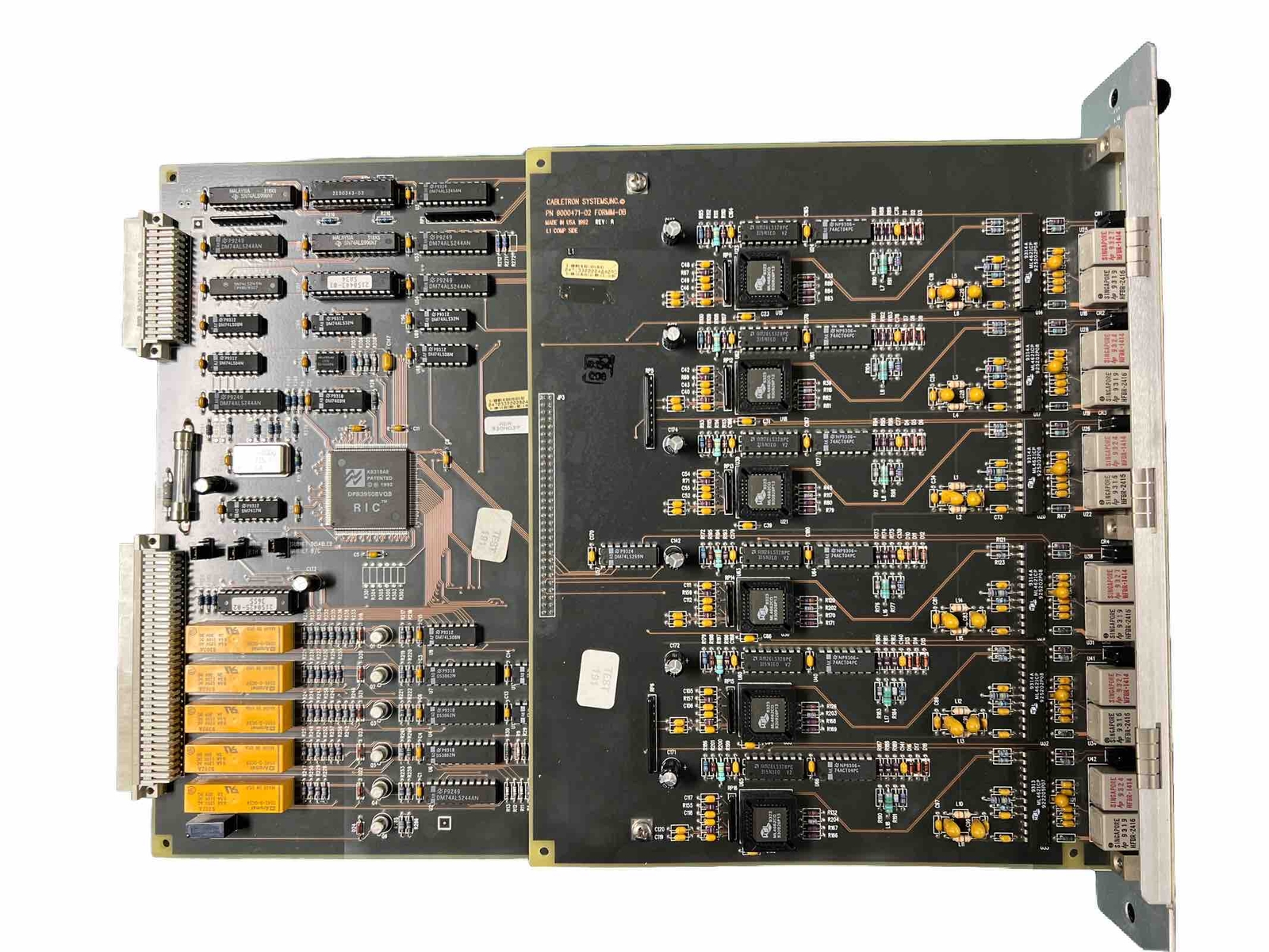 VINTAGE CABLETRON SYSTEMS FORMIM-22 FOIRL/10Base-FL Module 9000470-01 9000471-02