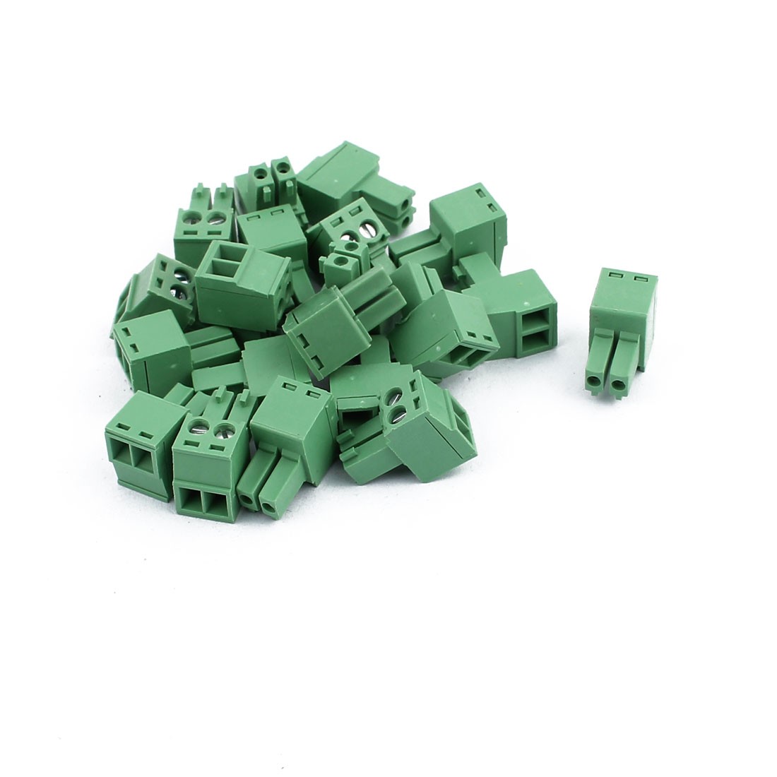 20Pcs 300V KF2EDGK 3.5mm Pitch 2-Pin PCB Screw Terminal Block Connector