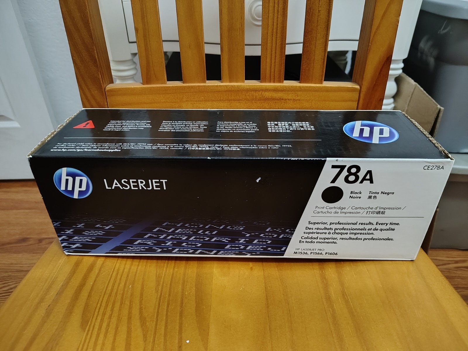 New Genuine HP 78A Black Toner For LaserJet Pro P1566, P1606, Unopened Box 2019
