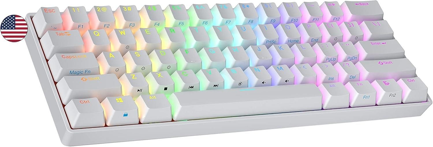 Ranked N60 Nova 60% Form Factor | Hot Swappable Mechanical Gaming Keyboard | 61