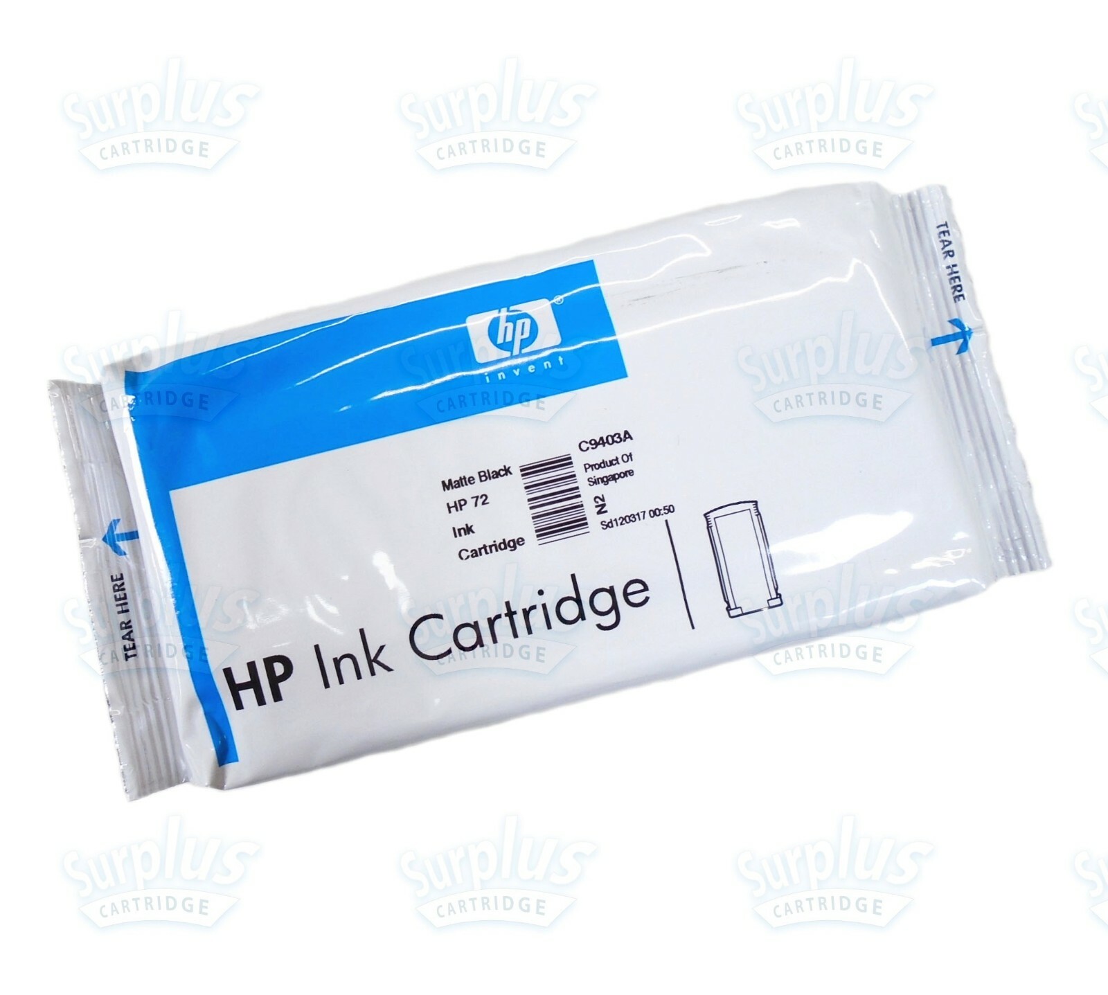 Genuine HP 72 Matte Black Ink C9403A T790  T610 T2300 T1120 T1200 T1300  (130ML)