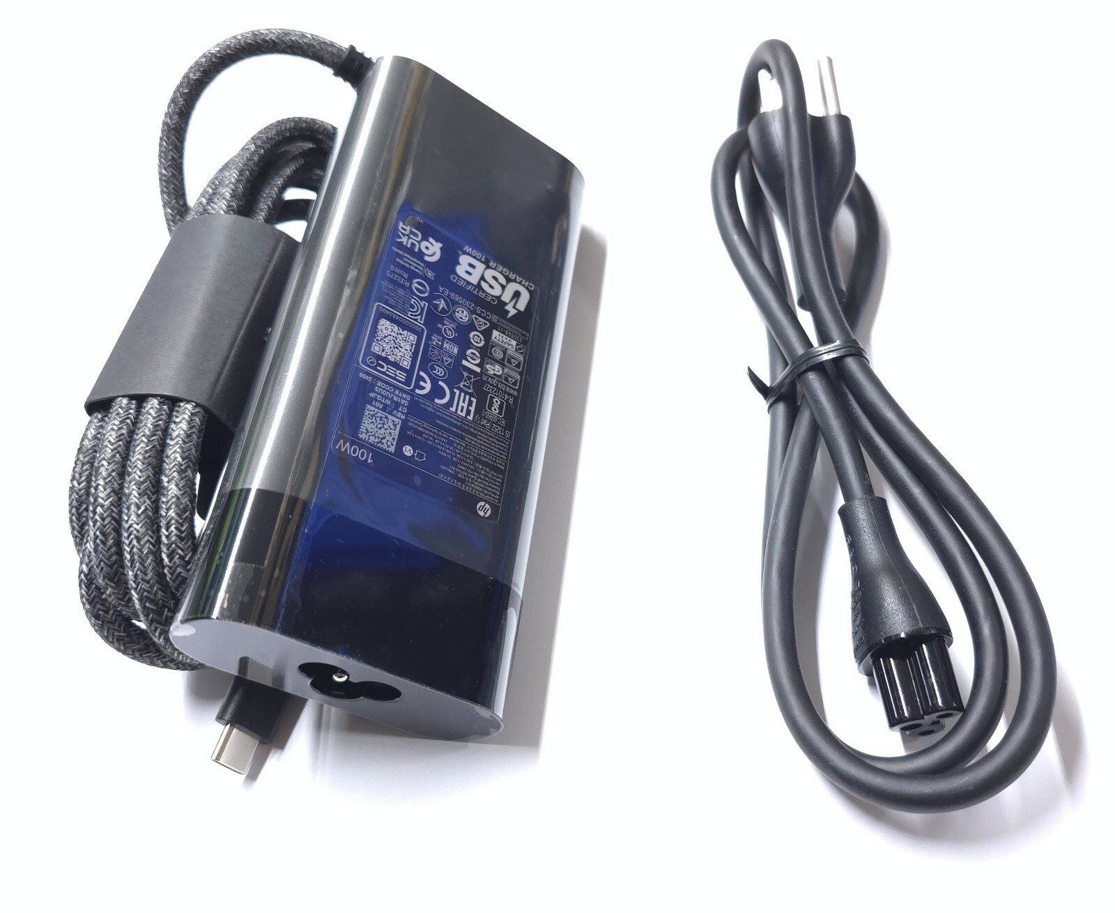 New Geniune 100W USB-C AC Charger For HP OmniBook 7 PC 16-ay0575cl B94P1UA#ABA