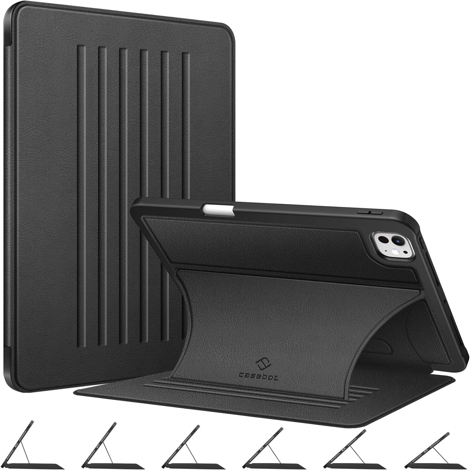 Shockproof Rugged Case for iPad Pro 11-inch M4 (2024) Multiple Angles TPU Cover