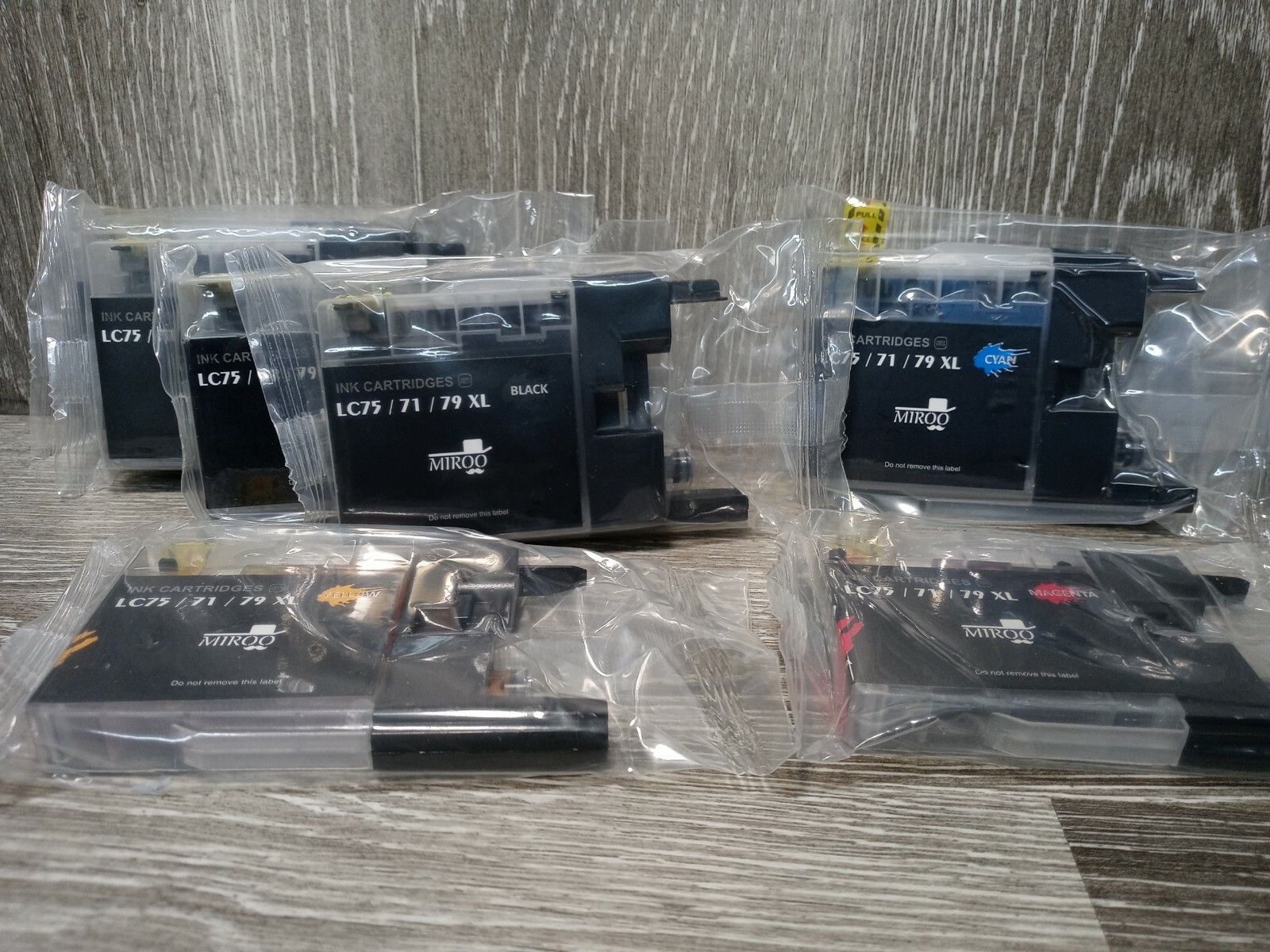 MIROO Ink Cartridge LOT Compatible Replacement for Brother printers Sealed 