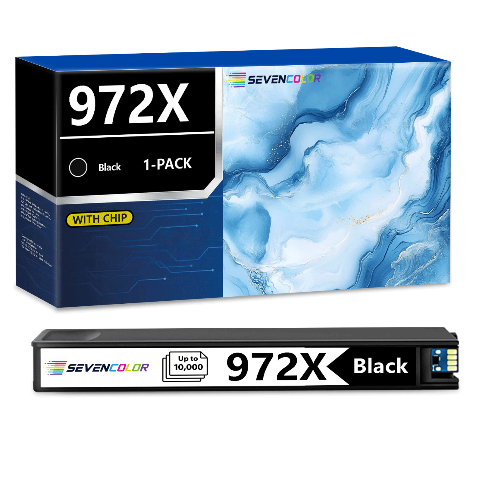 972X High Yield Black Ink Cartridge | Works with Pro 452, 477, 552dw, 577 Series