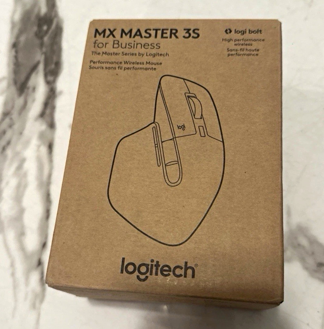 Logitech MX Master 3S for Business Wireless Mouse Logi Bolt 8000 DPI