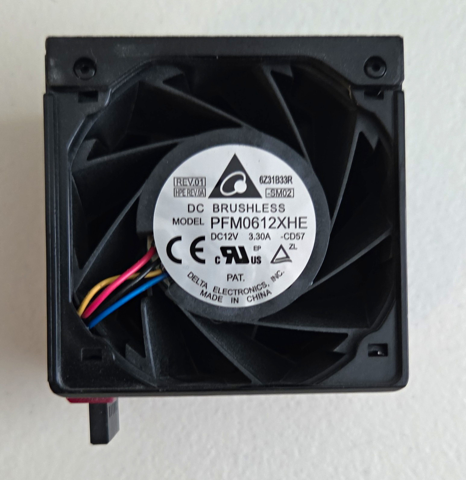 Delta Electronics PFM0612XHE 60mm 12V 6-Pin Ball Fan Module for HP 759250-001