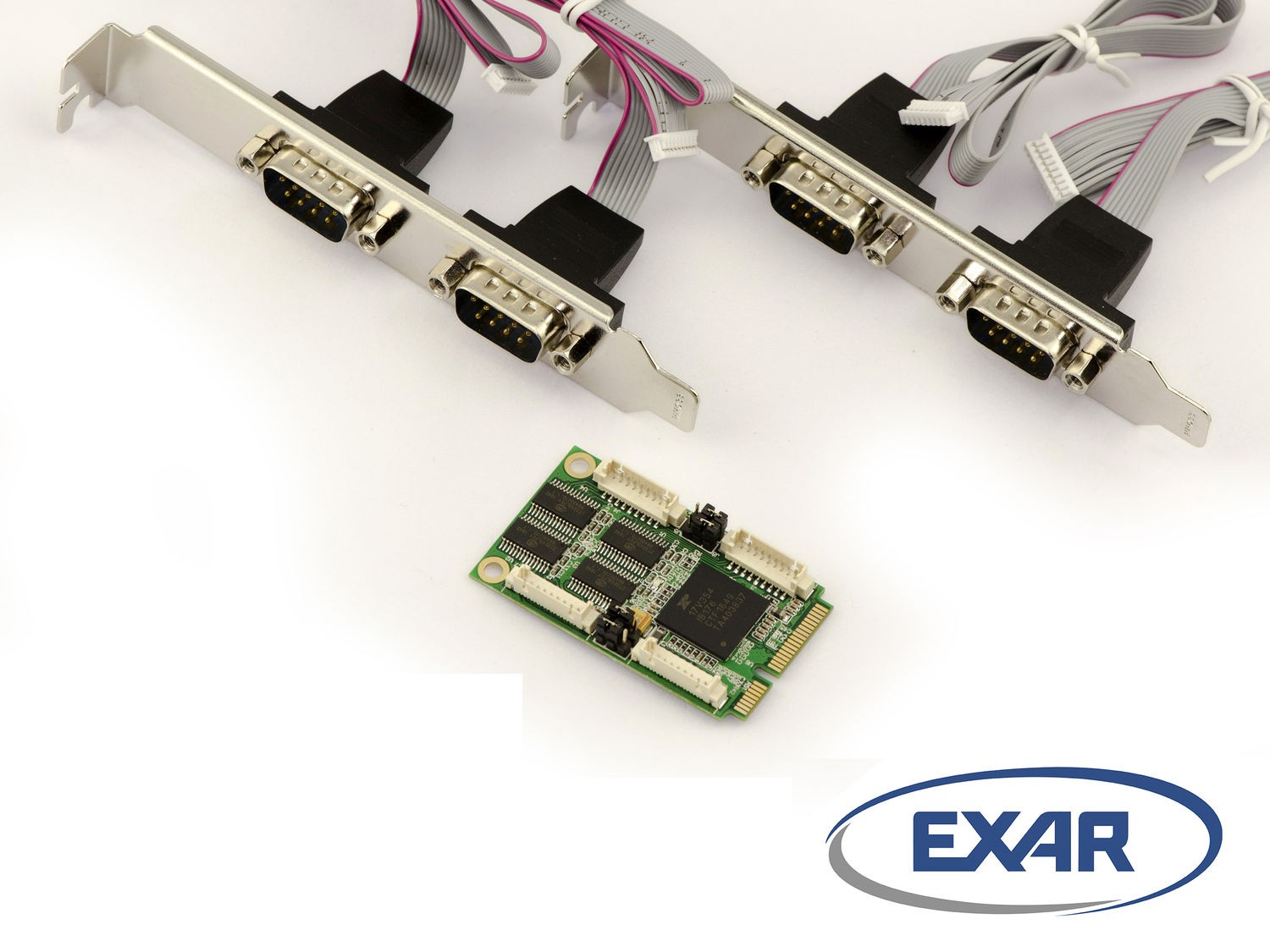 MiniPCIe Card - COM RS232 - 4 Ports - Mini PCI Express - EXAR 17V354