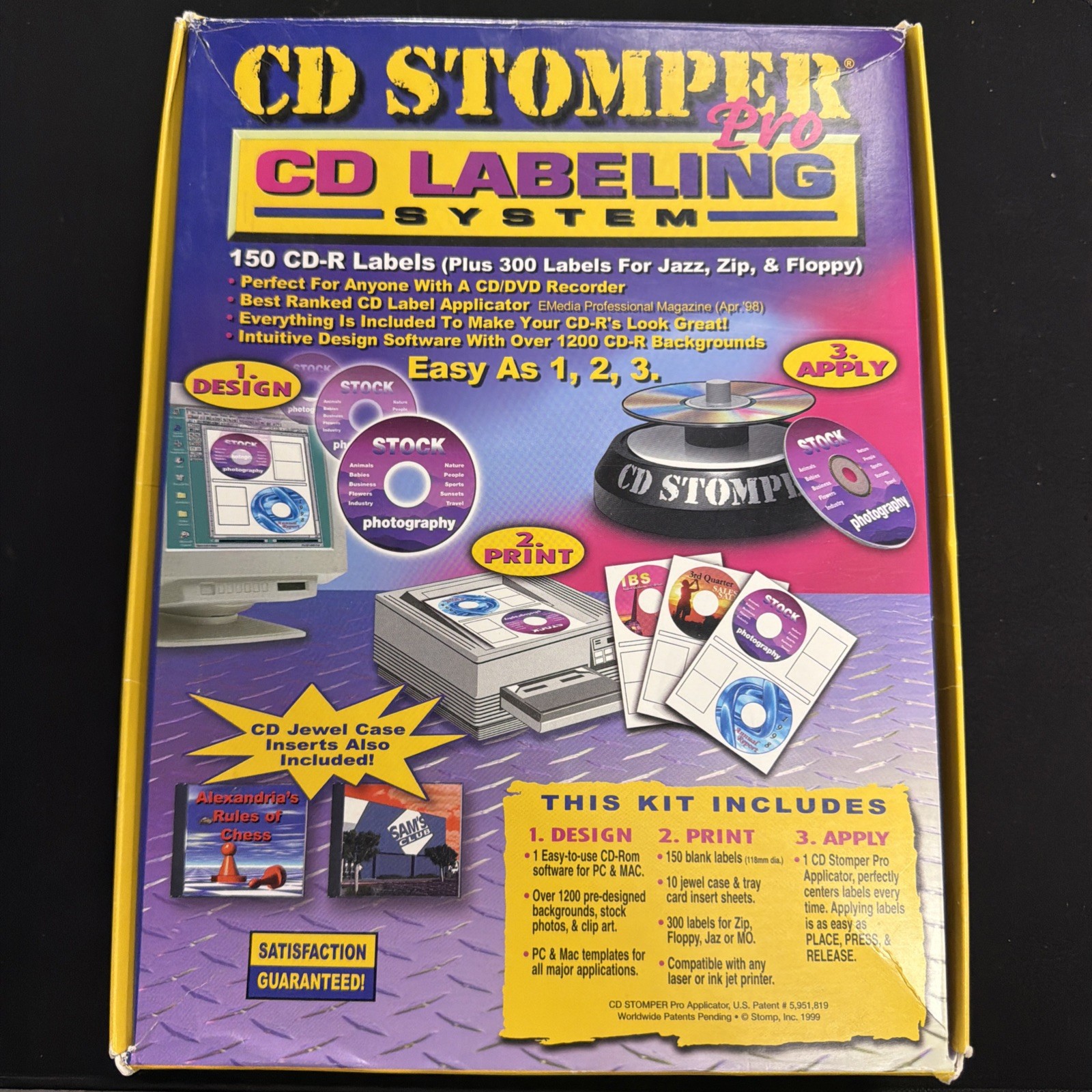 CD Stomper Pro CD Labeling System Box