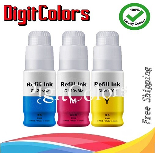 GI-20 Fit Canon PIXMA MegaTank Printers Ink Refill Bottle G5020 G6020 G7020