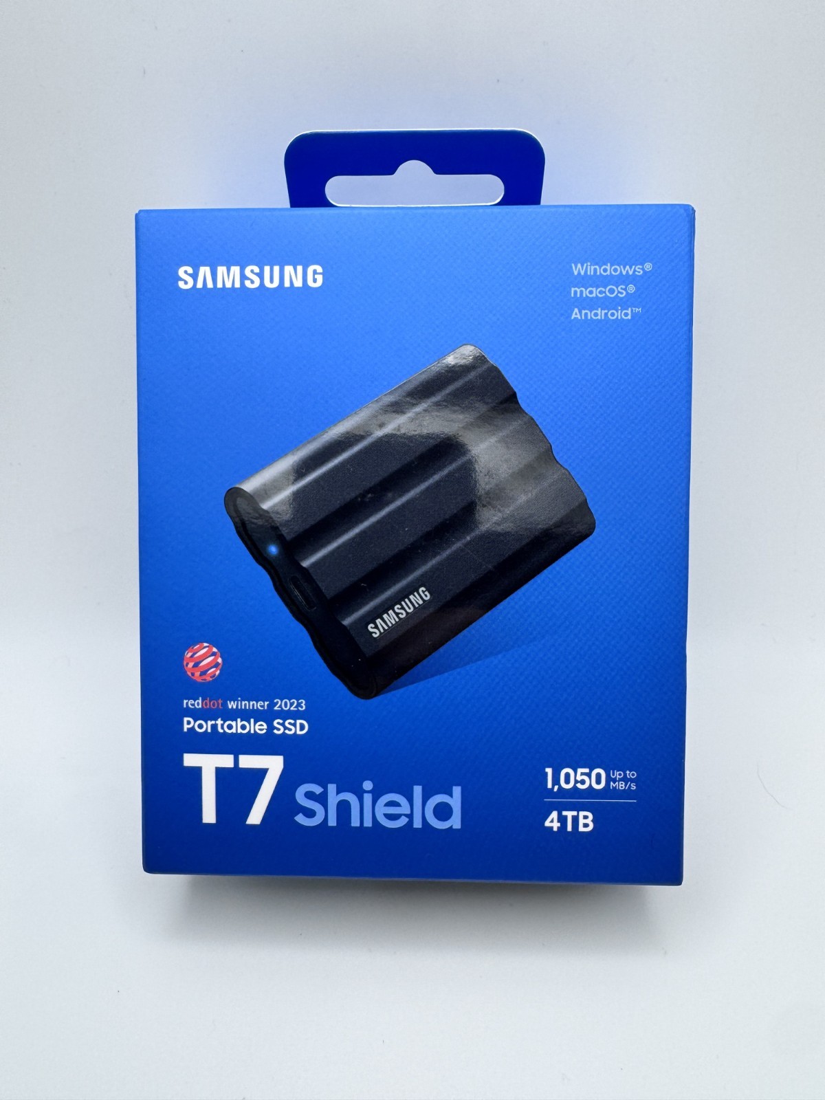 Samsung T7 Shield 4TB NVMe Portable External SSD - Black (MU-PE4T0S) - NEW