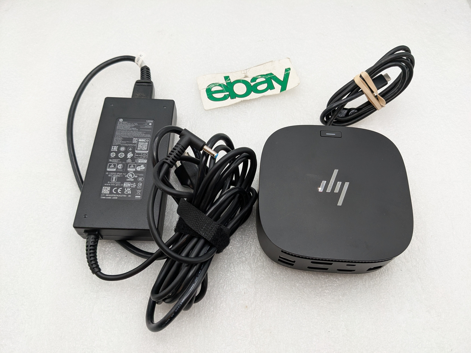 HP USB-C DOCK G5 HSN-IX02 docking station HDMI DP 4K Type-C w/ 120W Adpt Free SH