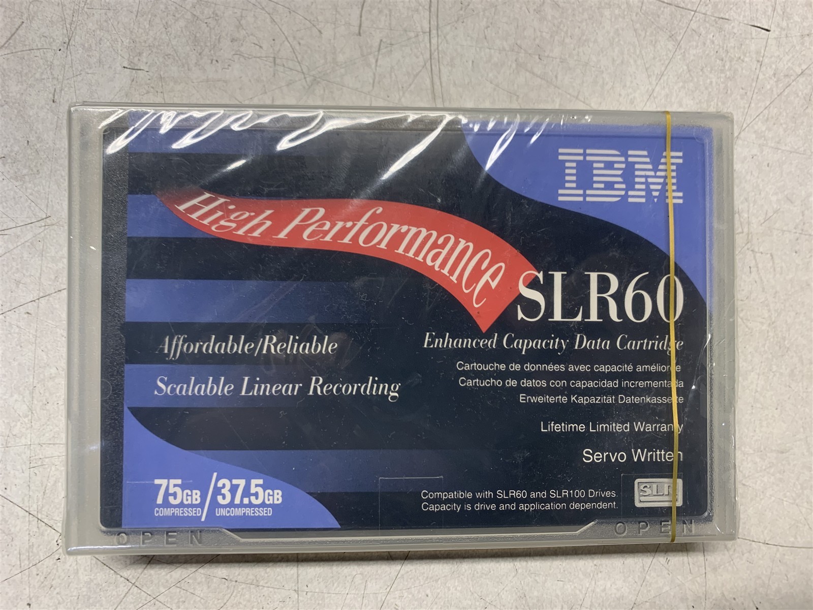 IBM SLR60 ENHANCED CAPACITY DATA CARTRIDGE 75GB/37.5GB