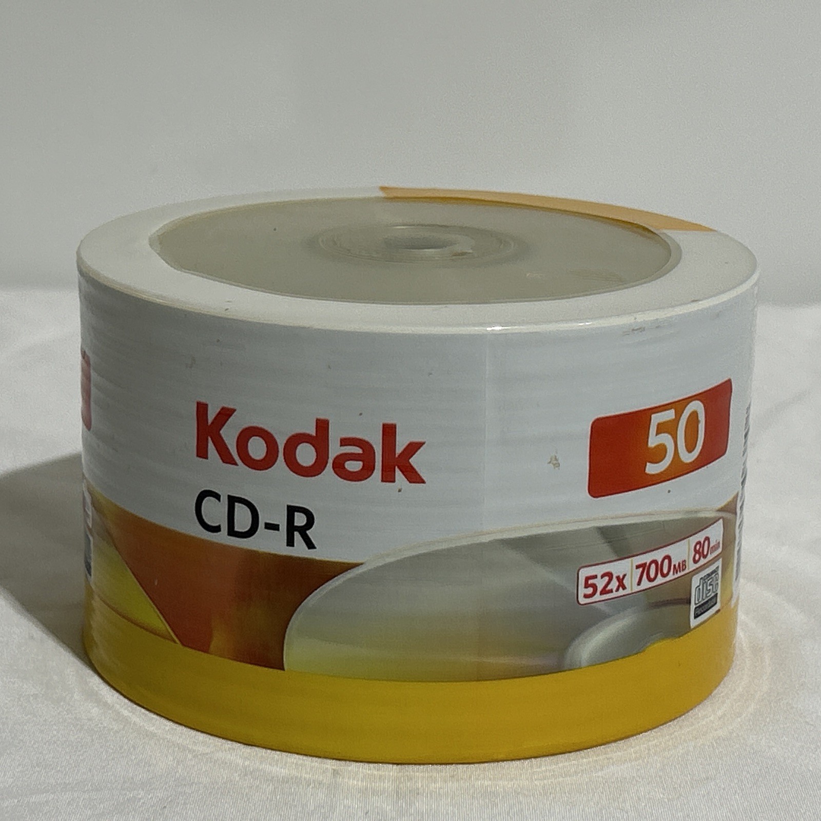 2011 Kodak Blank 52X CD-R 80min 700MB Media Disc Pack Of 50 NEW BLANK DISC