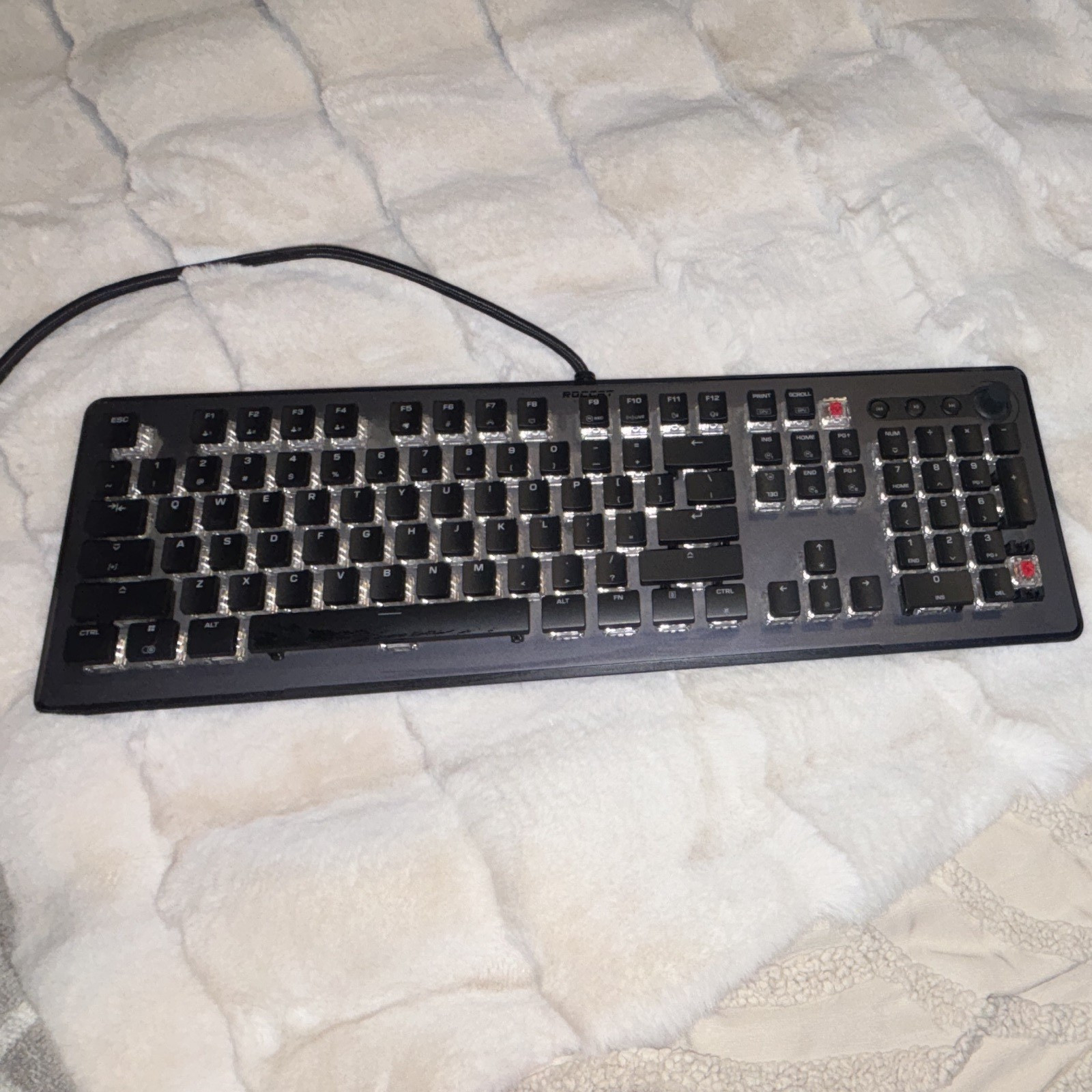 ROCCAT Vulcan II Mechanical Wired USB Keyboard Black Backlit QWERTY English