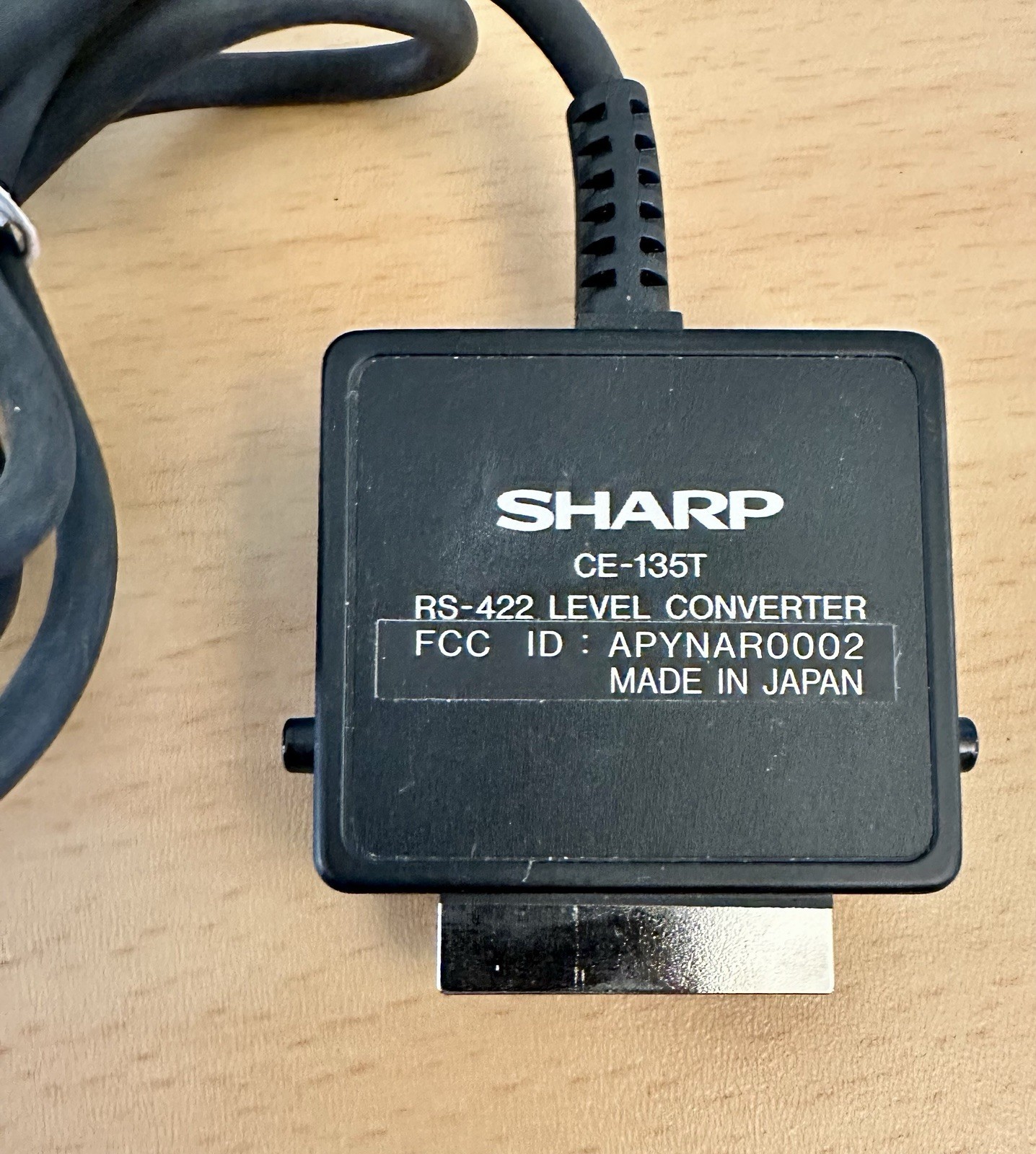 Sharp CE-135T Serial Interface Cable for Vintage Macintosh & Sharp Wizard