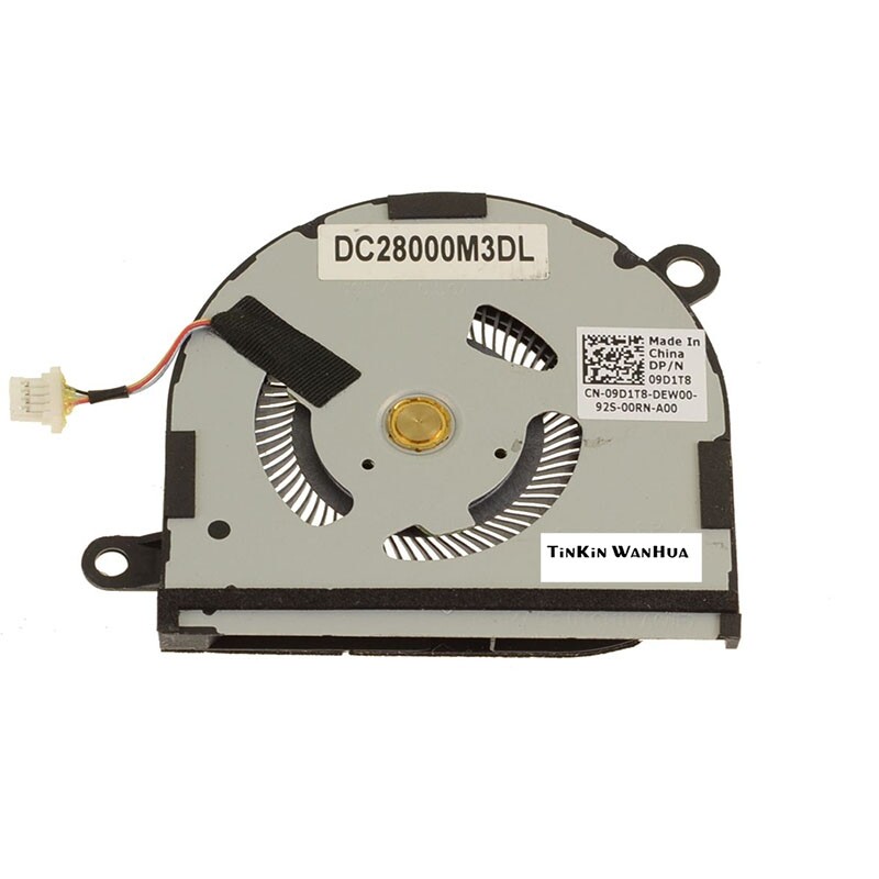 09D1T8 DC28000M3DL FOR DELL Latitude 7400 2-in-1 Laptop CPU Cooling Fan