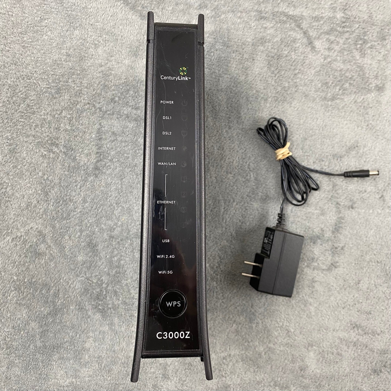 Zyxel CenturyLink C3000Z Modem Router Black Dual Band WiFi